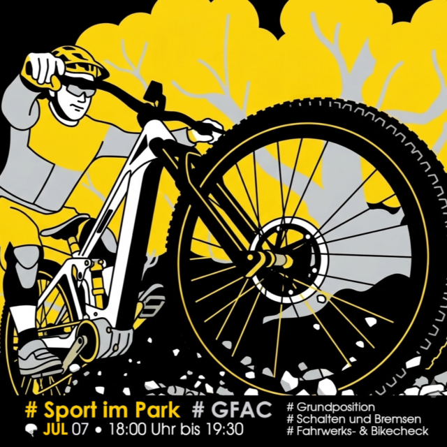 Nächste und vorletzte Runde bei "Sport im Park"! 🤩😎 Der finale Bikepark-Besuch rückt immer näher, und jede Wette übt ihr schon fleißig - am kommenden Dienstag (07.07.) gehen wir nochmal alles durch und machen euch startklar!

Bevor es auf die Tour geht, frischen wir gemeinsam die verschiedenen Basics auf. Es dreht sich diesmal alles um:
 Die perfekte Grundposition 🚴‍♂️
 Richtiges Schalten und sicheres Bremsen im Gelände 🛑
 Fahrwerks- & Bikecheck⚙️

Egal ob MTB-Neuling oder alter Hase – schnappt euch euer geländetaugliches Bike und los geht's!

All the Details:

 📆 Wann: Dienstag, 07.07. von 18:00 Uhr bis 19:30 Uhr
 📍 Treffpunkt: Lütticher Str. 342, 52074 Aachen
 ⛑️ Nicht vergessen: Genug zu trinken einpacken und Helm auf den Kopf, sonst kein Start!

Bringt eure Sportsfreunde und gute Laune mit, checkt unsere Story für Last-Minute-Updates und ab zum Ronheider Berg! 🏁⛰️Wir freuen uns auf euch! 💪🏻 Anonsten bis spätestens zum große Finale am 14.07.. 📆

@ssb_aachen

#mountainbike #mtb #mountainbiking #mtblife #mtblove #mtbrider #cycling #enduro #enduromtb #bikepark #shred